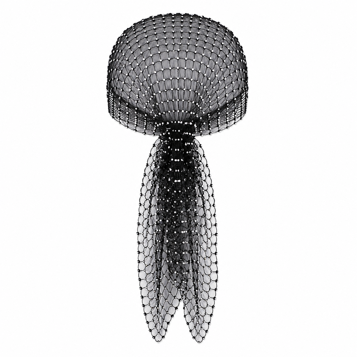 Crystal Mesh Headscarf